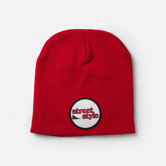 Street Style Round O.G Beanie Red