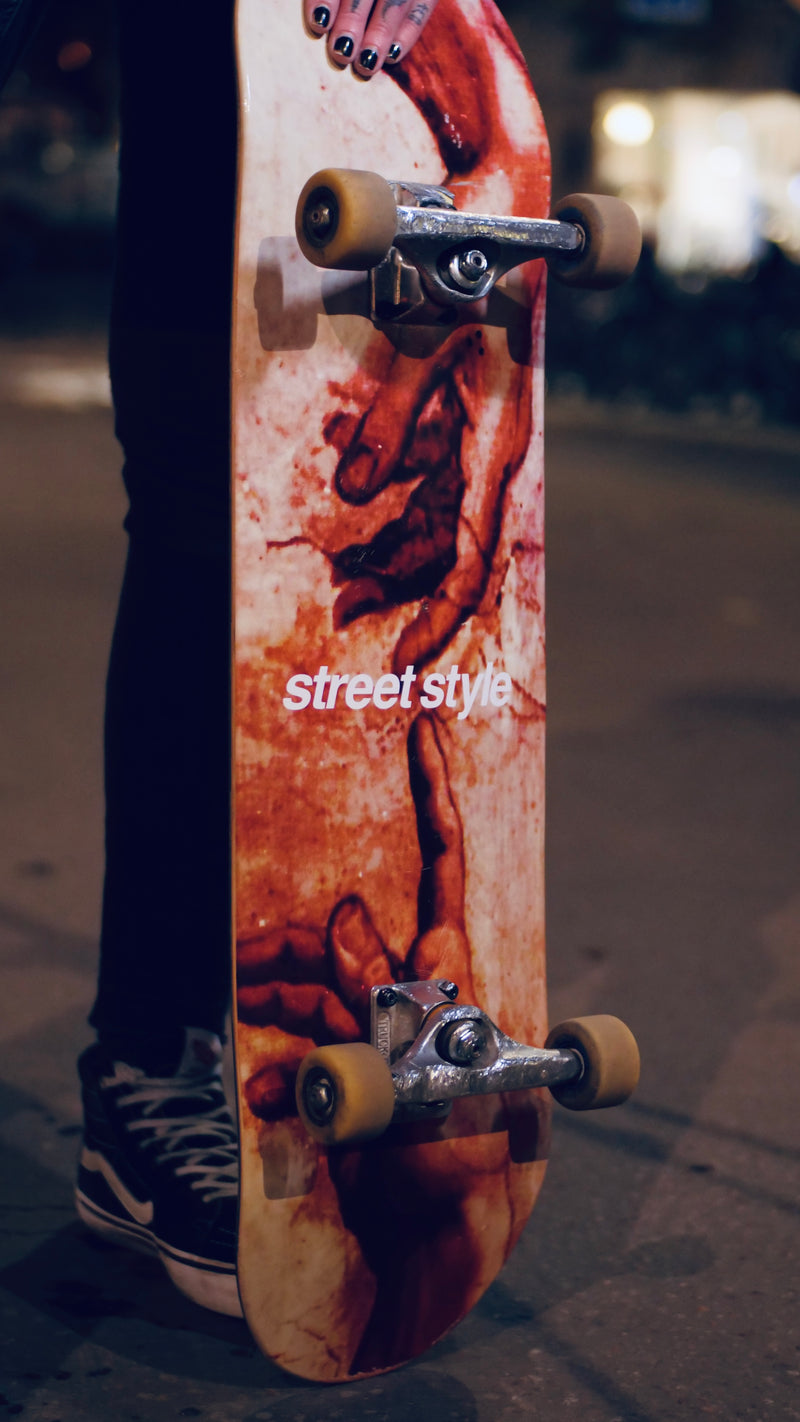 Holding Hands Skateboard