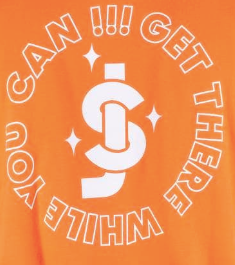 Bling" T-Shirt Orange
