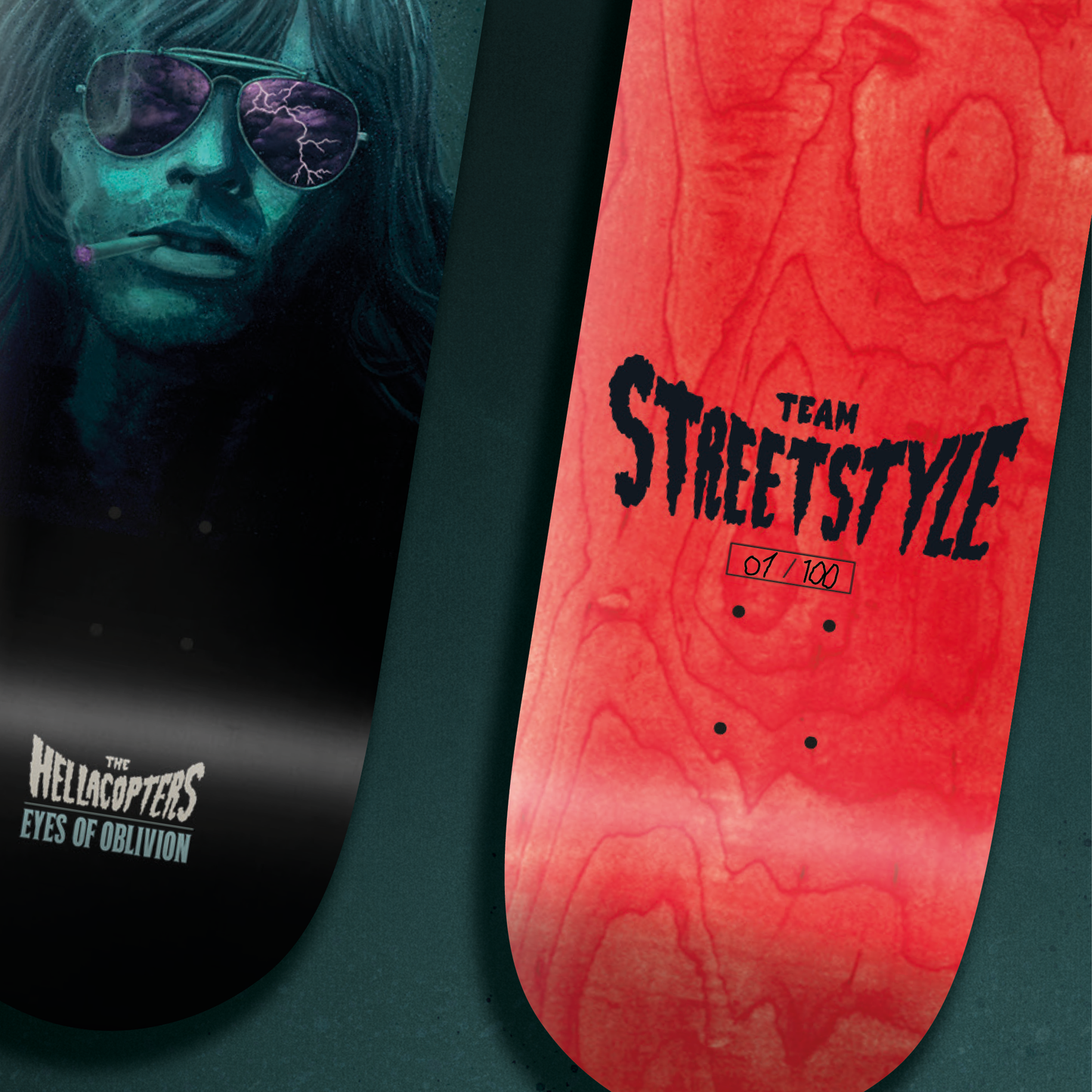 Street Style The Hellacopters Eyes of Oblivion Skateboard