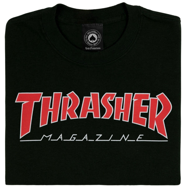 "OUTLINED" T-Shirt BLACK/RED