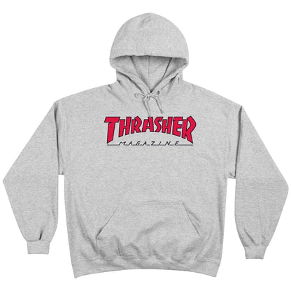 Thrasher  "OUTLINED" Hood GREY/RED