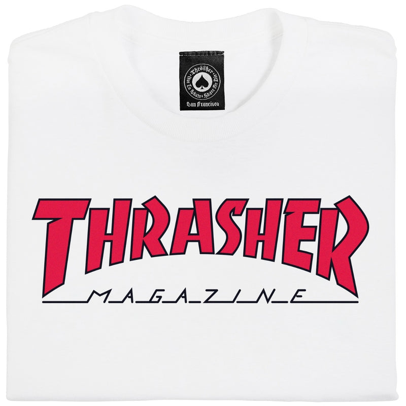 "OUTLINED" T-Shirt White/Red