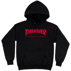"SKATE MAG" Hood BLACK/RED